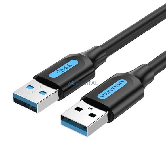 USB 3.0 kábel Vention CONBI 3m fekete PVC