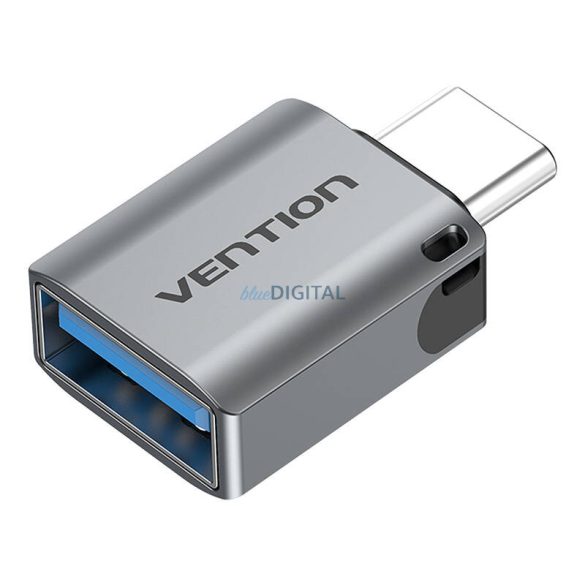 Vention CDQH0 Type-C - USB-A adapter - szürke