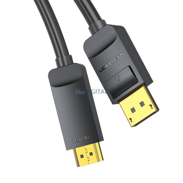 4K DisplayPort HDMI kábel 2m Vention HAGBH (fekete)