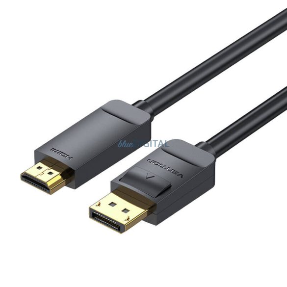 4K DisplayPort HDMI kábel 2m Vention HAGBH (fekete)