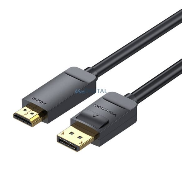 4K DisplayPort HDMI kábel 3m Vention HAGBI (fekete)