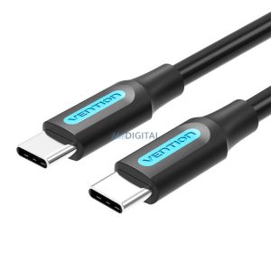 USB-C 2.0 kábel Vention COSBH 2m Fekete PVC