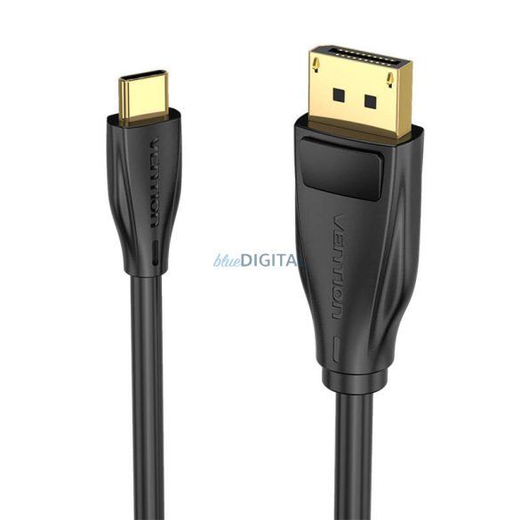 USB-C DisplayPort 8K HD kábel 1.5m Vention CGYBG (fekete)