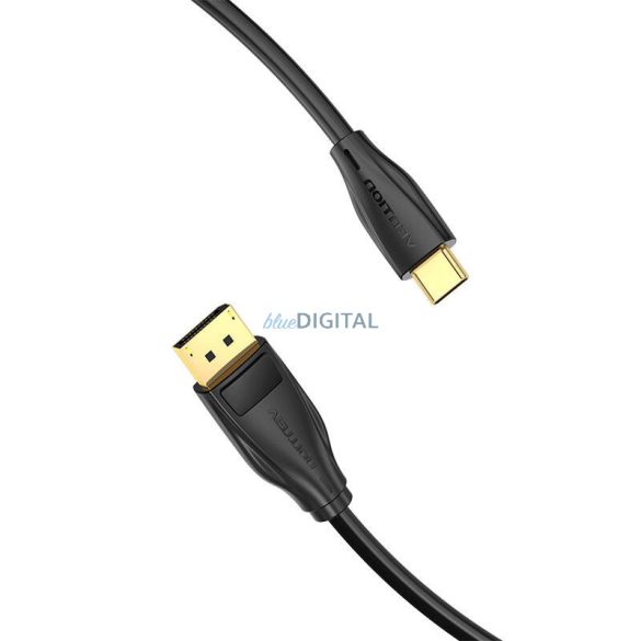 USB-C DisplayPort 8K HD kábel 2m Vention CGYBH (fekete)