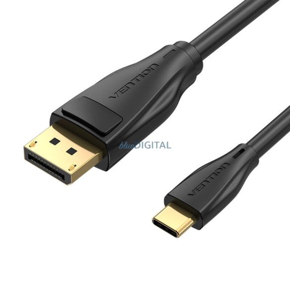 USB-C DisplayPort 8K HD kábel 2m Vention CGYBH (fekete)