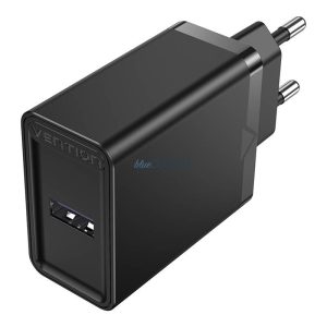 Vention FACB0-EU hálózati töltő 1xUSB-A csatlakozással 22.5W - fekete