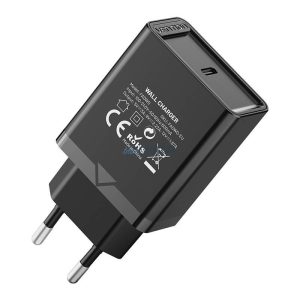 USB-C fali töltő Vention FADB0-EU (20 W) Fekete