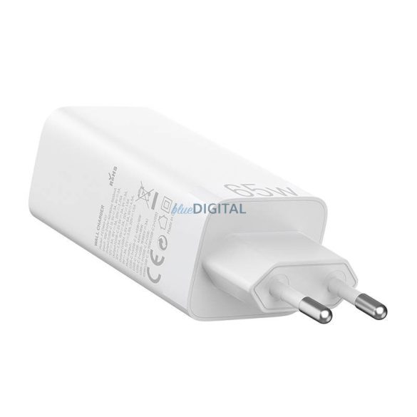 Fali töltő EU 2xUSB-C(65W/30W) USB-A(30W) Vention, FEDW0-EU, 2.4A, PD 3.0