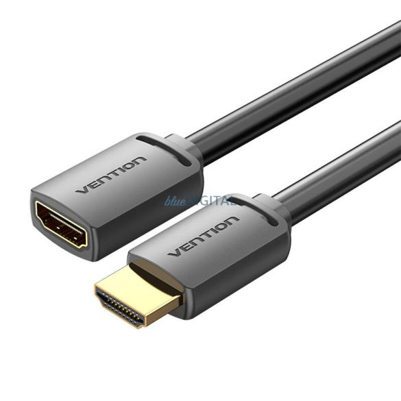 HDMI-A male HDMI-A Female 4K HD PVC kábel 1m Vention AHCBF (fekete)