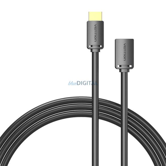 HDMI-A male HDMI-A Female 4K HD PVC kábel 1.5m Vention AHCBG (fekete)