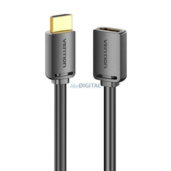 HDMI-A male HDMI-A Female 4K HD PVC kábel 1.5m Vention AHCBG (fekete)