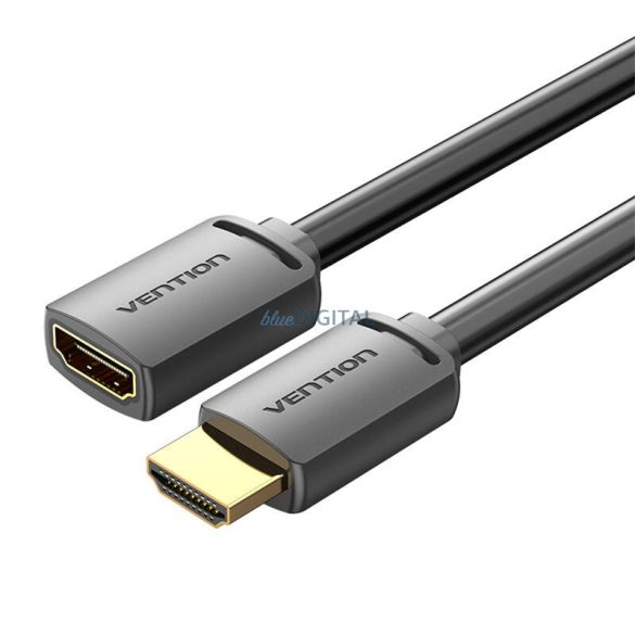 HDMI-A male HDMI-A Female 4K HD PVC kábel 1.5m Vention AHCBG (fekete)