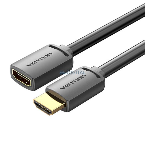 HDMI-A male HDMI-A Female 4K HD PVC kábel 3m Vention AHCBI (fekete)