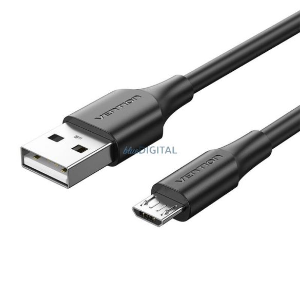 USB 2.0 A férfi és Micro-B férfi 2A kábel Vention CTIBC 0.25m Fekete