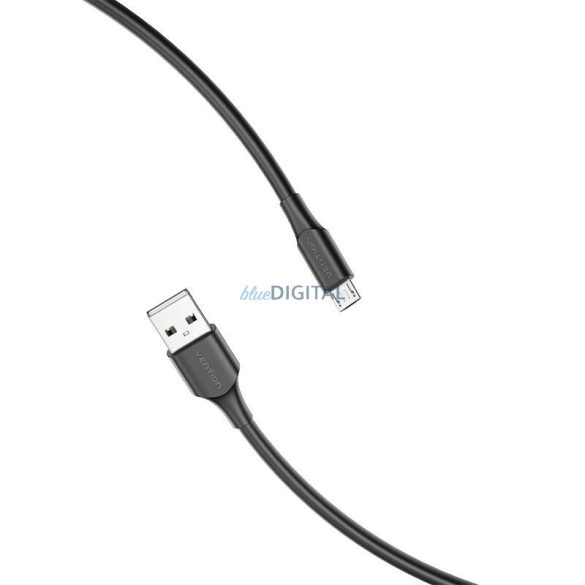 USB 2.0 male és Micro-B male 2A 1m Vention CTIBF (fekete)