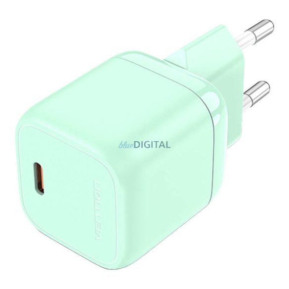 Vention FAKG0-EU hálózati töltő 1xUSB-C csatlakozással GaN 30W - fehér