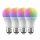 Intelligens LED Wifi izzók Broadlink LB4E27 RGB (4 db)