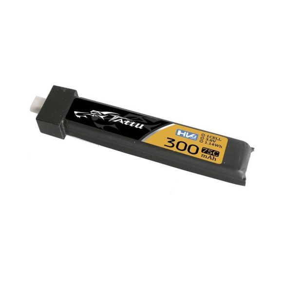 Tattu LiPo 300mAh 3.8V 75C 1S1P HV BT2.0.5 akkumulátor (5db)