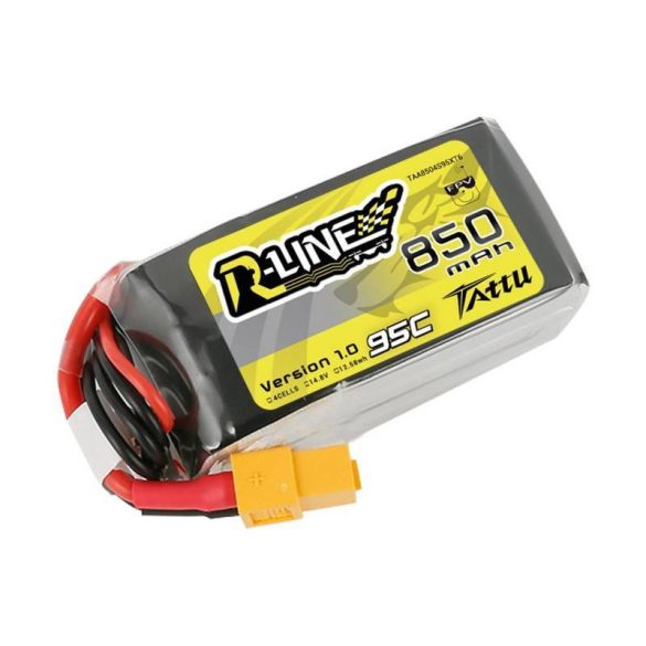 Tattu R-Line 850mAh 14,8V 95C 4S1P akkumulátor