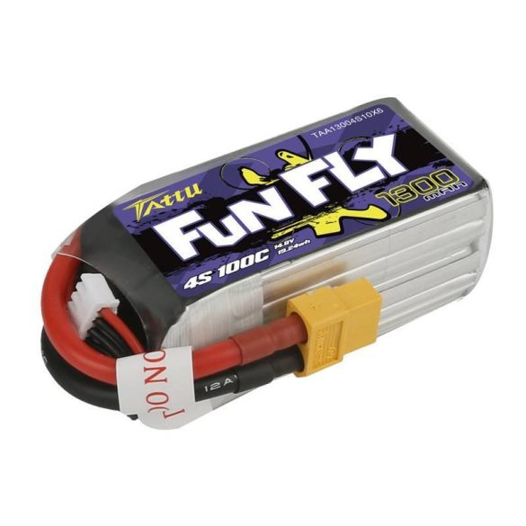 Tattu Funfly 1300mAh 14.8V 100C 4S1P akkumulátor