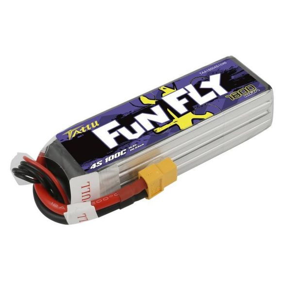 Tattu Funfly 1800mAh 14.8V 100C 4S1P XT60 akkumulátor