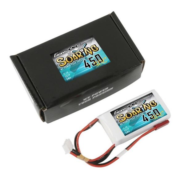 Akkumulátor Gens Ace Soaring 450mAh 11.1V 30C 3S1P JST-SYP