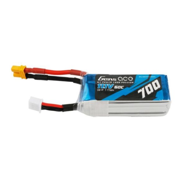 Akkumulátor GensAce 700mAh 11.1V 60C 3S1P XT30