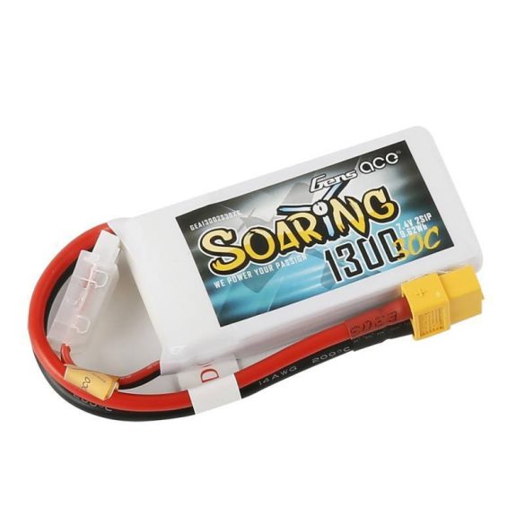 Gens Ace Soaring 1300mAh 7.4V 30C 2S1P XT60 akkumulátor