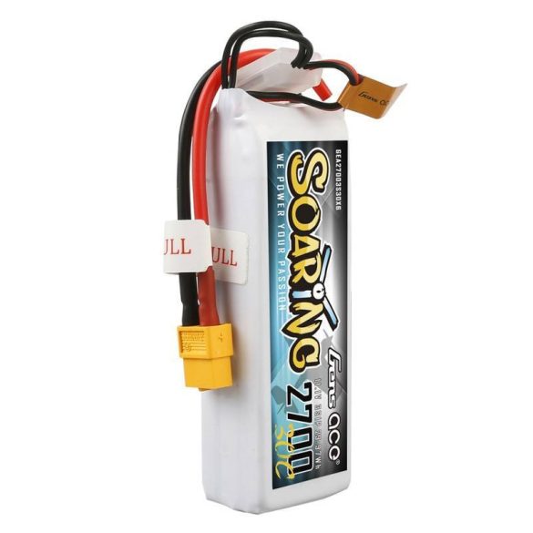 Gens Ace Soaring 2700mAh 11.1V 30C 3S1P XT60 akkumulátor