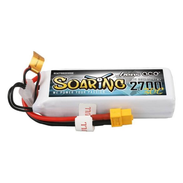 Gens Ace Soaring 2700mAh 11.1V 30C 3S1P XT60 akkumulátor