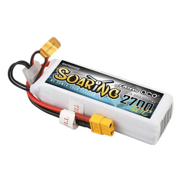 Gens Ace Soaring 2700mAh 11.1V 30C 3S1P XT60 akkumulátor