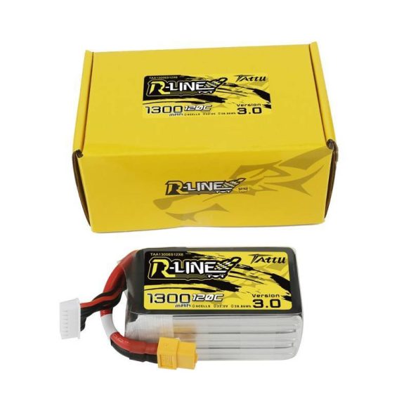 Tattu R-Line Version 3.0 1300mAh 22.2V 120C 6S1P XT60 akkumulátor