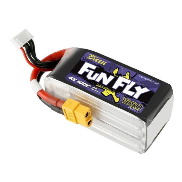 Tattu Funfly 1550mAh 14.8V 100C 4S1P akkumulátor