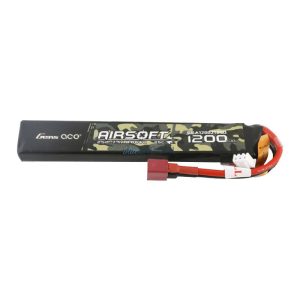 Gens ace 25C 1200mAh 2S1P 7.4V Airsoft Gun Lipo akkumulátorT Plug