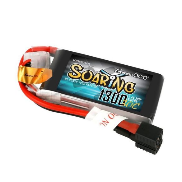 Akkumulátor Gens Ace Soaring 1300mAh 7,4V 30C 2S1P EC3 / XT60 / T-Plug