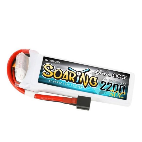 Akumulátor Gens Ace Soaring 2200mAh 7.4V 30C 2S1P EC3/XT60/T-csatlakozó