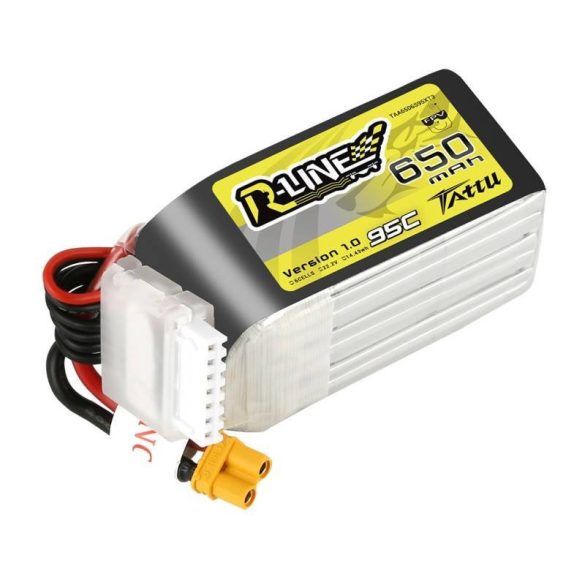 Tattu R-Line 650mAh 22,2V 95C 6S1P XT30U-F akkumulátor