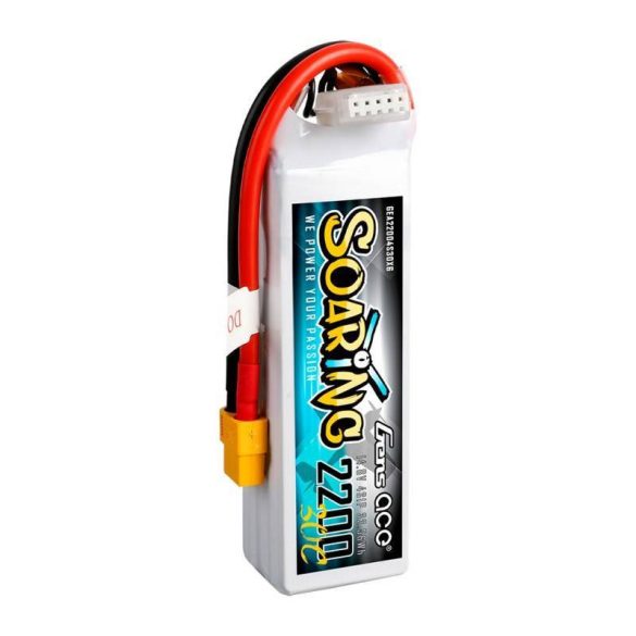 GensAce Soaring LiPo 2200mAh 14.8V 30C 4S1P akkumulátor