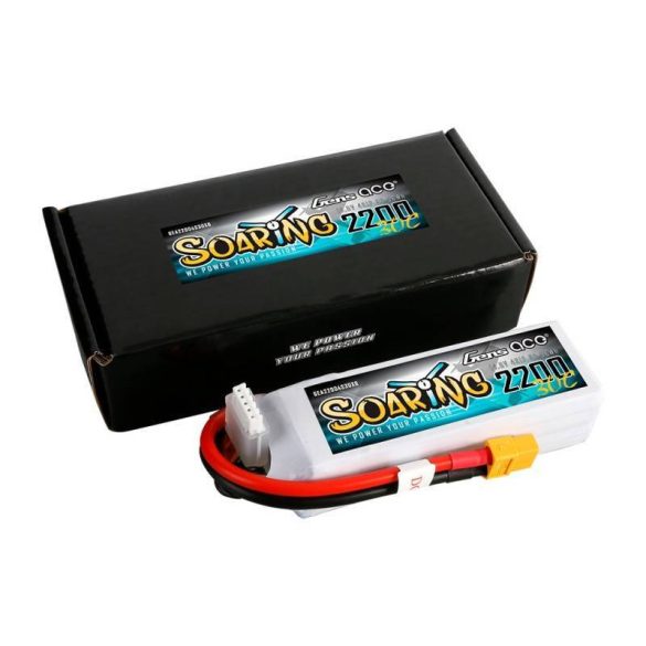 GensAce Soaring LiPo 2200mAh 14.8V 30C 4S1P akkumulátor