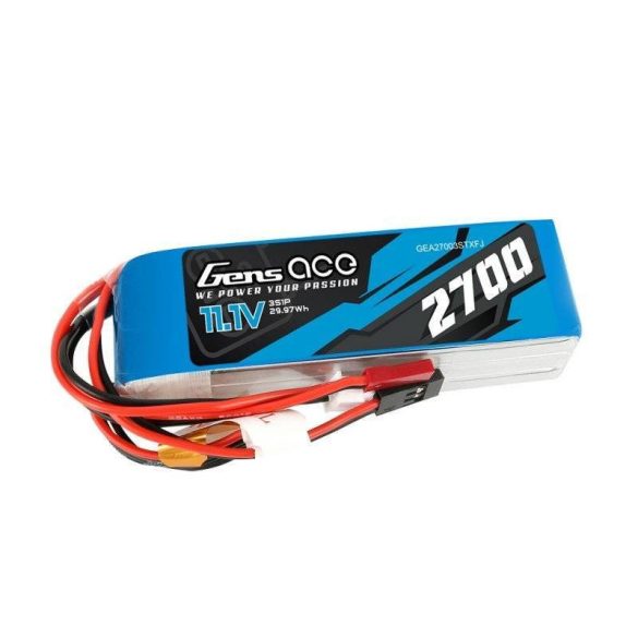 Akkumulátor Gens Ace 2700mAh 11,1V TX 3S1P Futaba/JST-XHR/JST-SYP