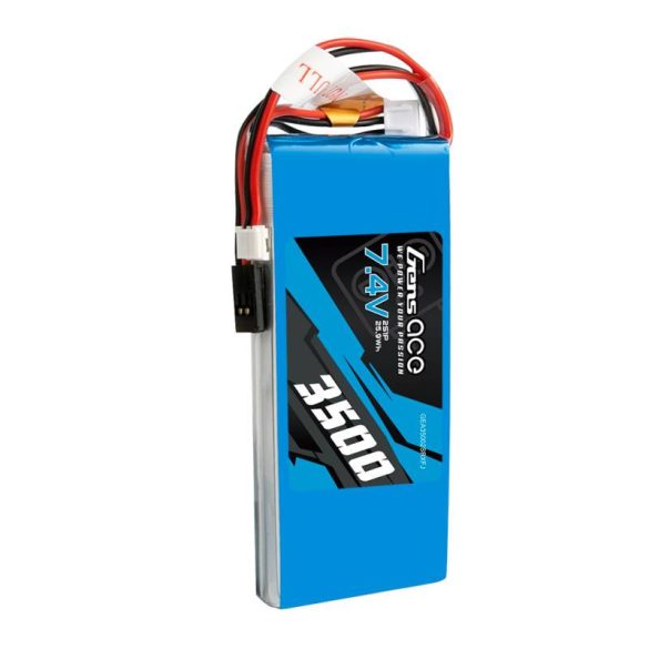 Akkumulátor LiPo Gens Ace 3500mAh 7,4V 1C 2S1P RX/TX