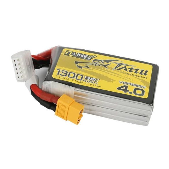 Tattu R-Line Version 4.0 1300mAh 14.8V 130C 4S1P XT60 akkumulátor