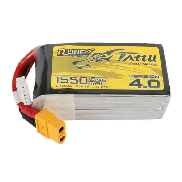 Tattu R-Line Version 4.0 1550mAh 14.8V 130C 4S1P XT60 akkumulátor