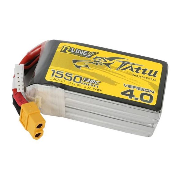 Tattu R-Line Version 4.0 1550mAh 14.8V 130C 4S1P XT60 akkumulátor