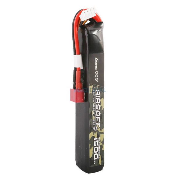 Gens ace 25C 1500mAh 3S1P 11.1V Airsoft Gun Lipo akkumulátorT Plug