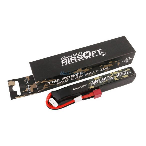 Gens ace 25C 1500mAh 3S1P 11.1V Airsoft Gun Lipo akkumulátorT Plug