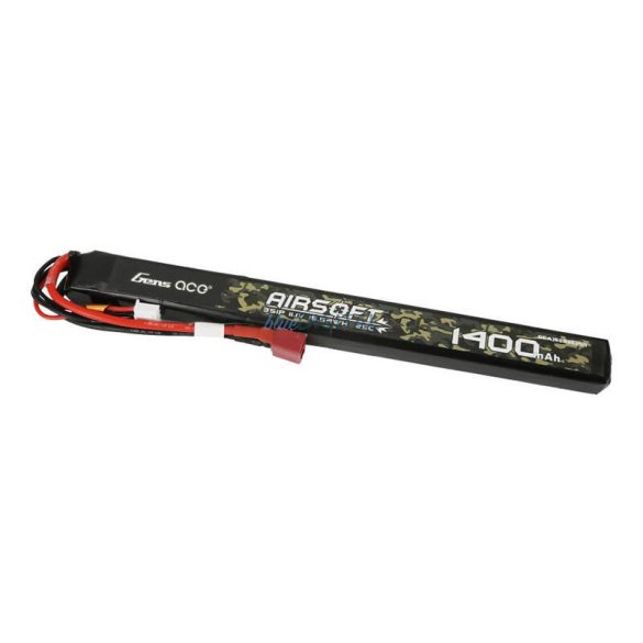 Gens ace 25C 1400mAh 3S1P 11.1V Airsoft Gun Lipo akkumulátorT Plug