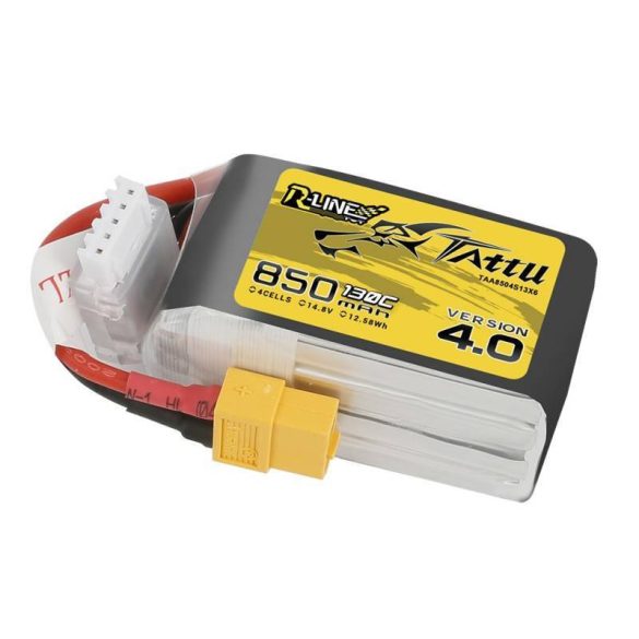 Tattu R-Line 850mAh 14.8V 130C 4S1P XT60 akkumulátor