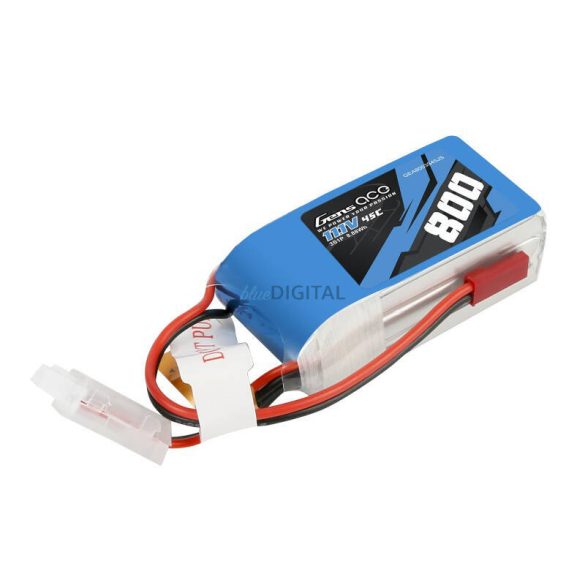 GensAce LiPo 800mAh 11.1V 45C 3S1P akkumulátor