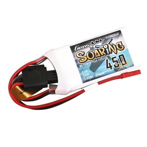 Akkumulátor Gens ace G-Tech Soaring 450mAh 7,4V 30C 2S1P JST-SYP